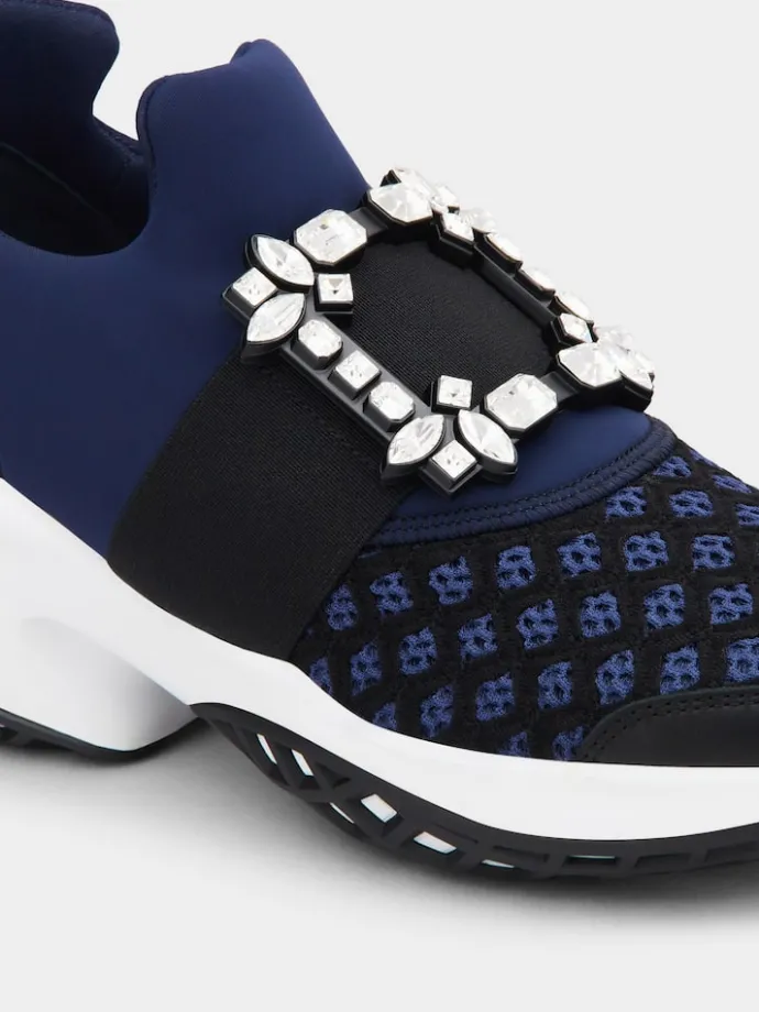 Roger Vivier Viv' Run Sneakers in fabric Discount