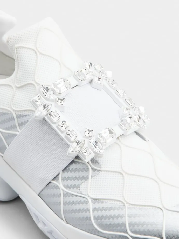 Roger Vivier Viv' Run Sneakers in fabric Outlet
