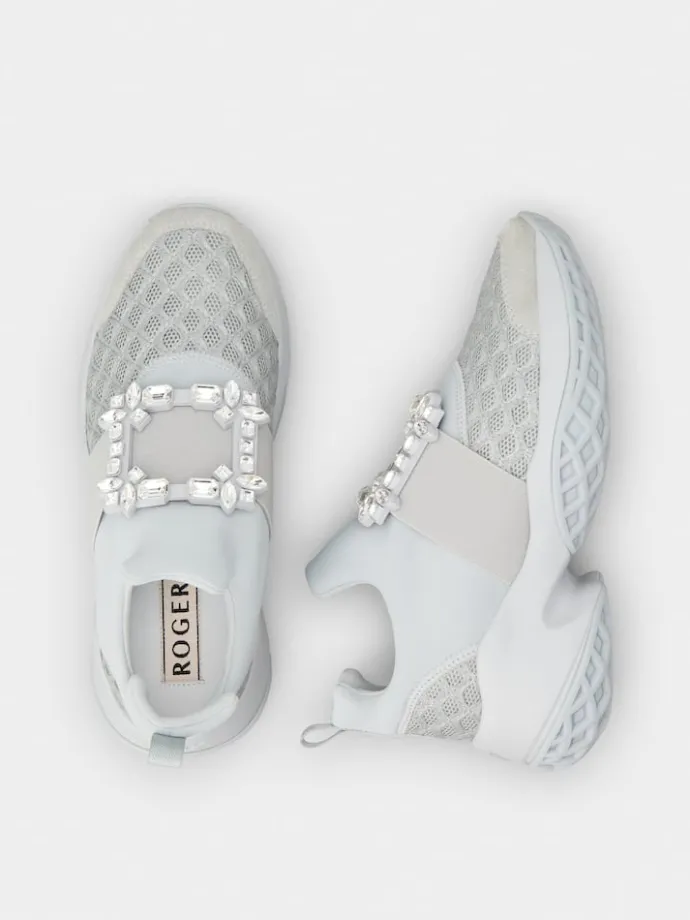 Roger Vivier Viv' Run Sneakers in fabric Discount