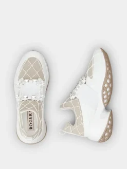 Roger Vivier Viv' Run Sneakers in fabric Fashion