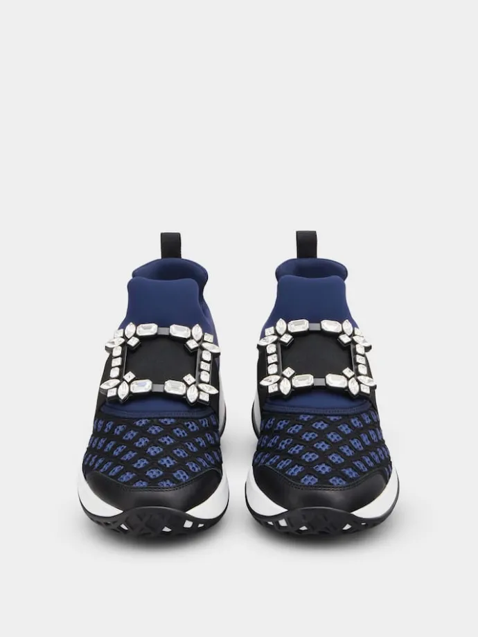 Roger Vivier Viv' Run Sneakers in fabric Discount
