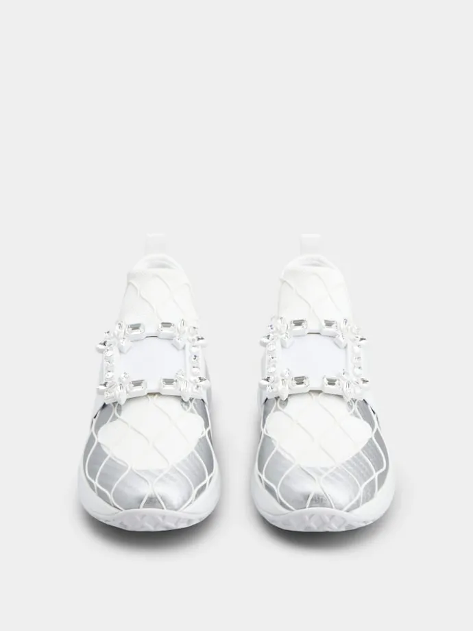 Roger Vivier Viv' Run Sneakers in fabric Outlet