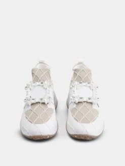 Roger Vivier Viv' Run Sneakers in fabric Fashion