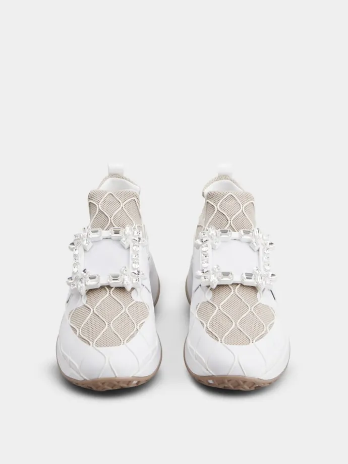 Roger Vivier Viv' Run Sneakers in fabric Fashion