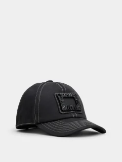 Roger Vivier Viv' Skate Baseball Cap in denim Outlet
