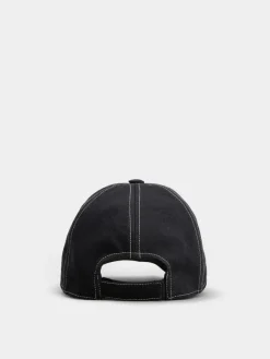 Roger Vivier Viv' Skate Baseball Cap in denim Outlet