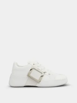 Roger Vivier Viv' Skate Sneakers in leather New