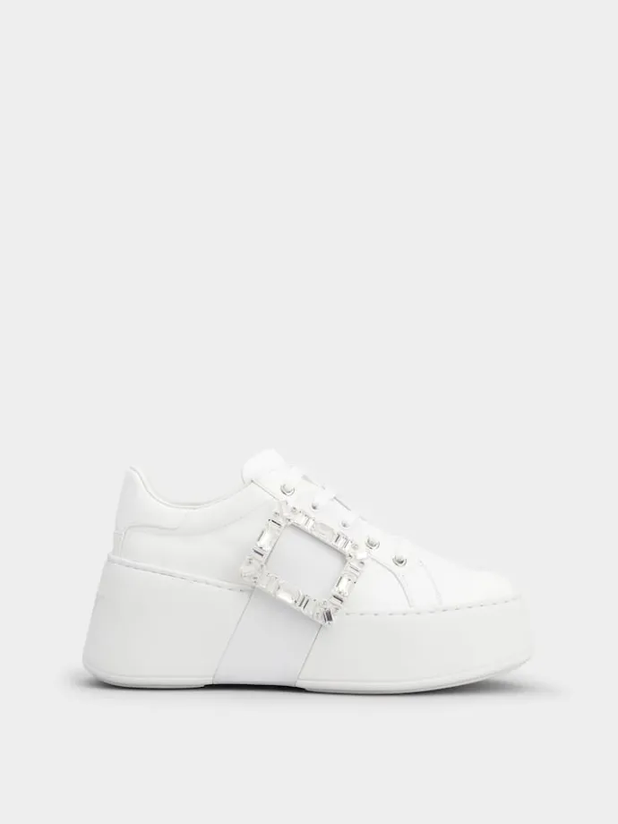 Roger Vivier Viv' Skate Sneakers in leather Fashion