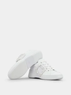 Roger Vivier Viv' Skate Sneakers in leather Clearance