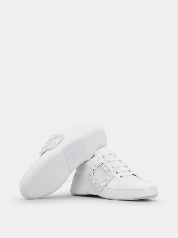 Roger Vivier Viv' Skate Sneakers in leather Clearance