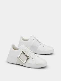 Roger Vivier Viv' Skate Sneakers in leather New