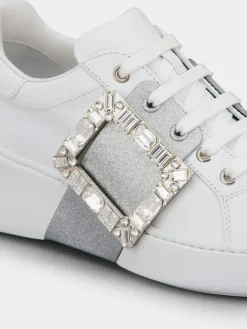Roger Vivier Viv' Skate Sneakers in leather Clearance