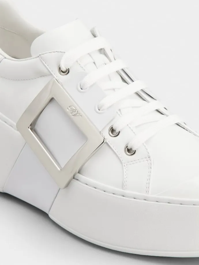 Roger Vivier Viv' Skate Sneakers in leather Sale