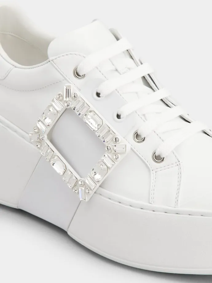 Roger Vivier Viv' Skate Sneakers in leather Fashion