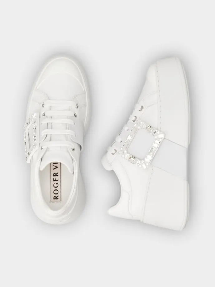 Roger Vivier Viv' Skate Sneakers in leather Fashion