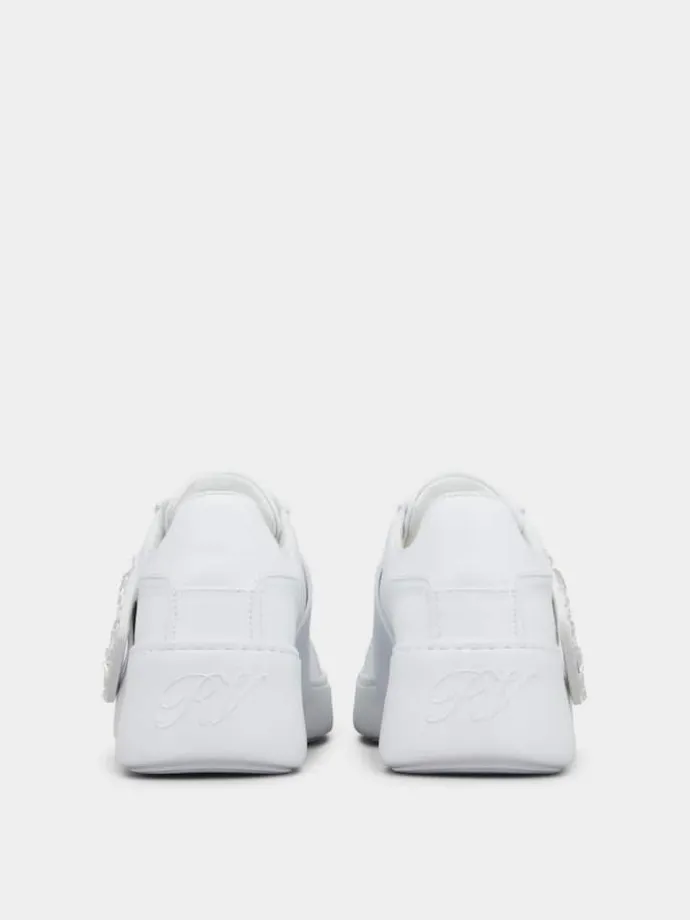 Roger Vivier Viv' Skate Sneakers in leather Clearance