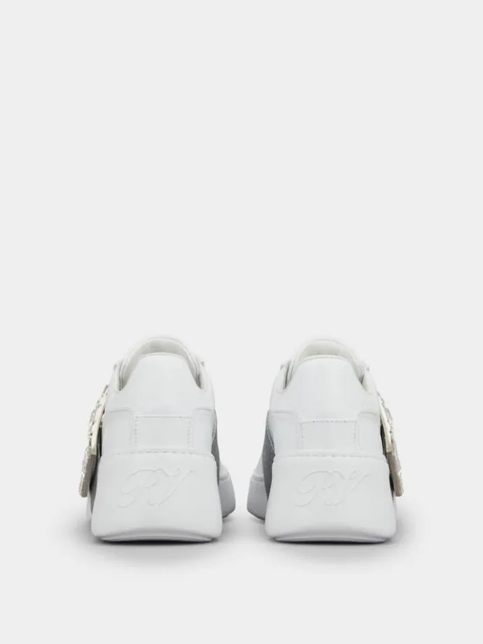 Roger Vivier Viv' Skate Sneakers in leather Clearance