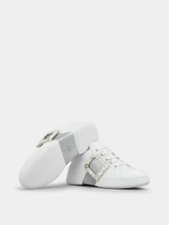 Roger Vivier Viv' Skate Sneakers in leather Clearance