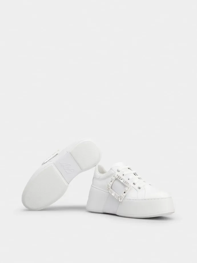 Roger Vivier Viv' Skate Sneakers in leather Fashion