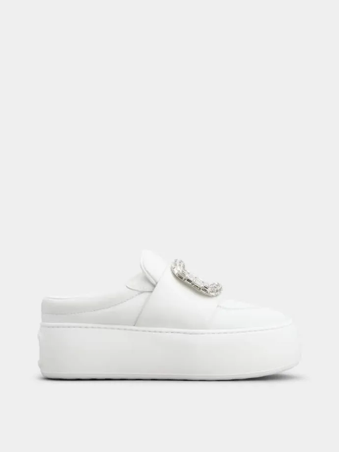 Roger Vivier Viv' Up Mules in leather Online