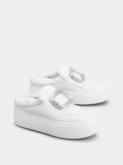 Roger Vivier Viv' Up Mules in leather Online