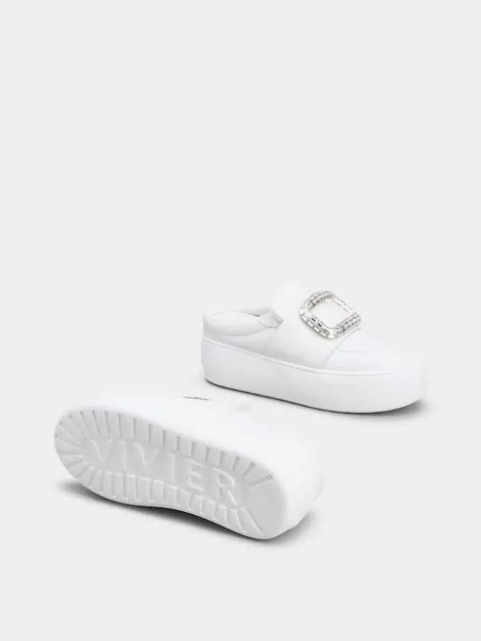 Roger Vivier Viv' Up Mules in leather Online