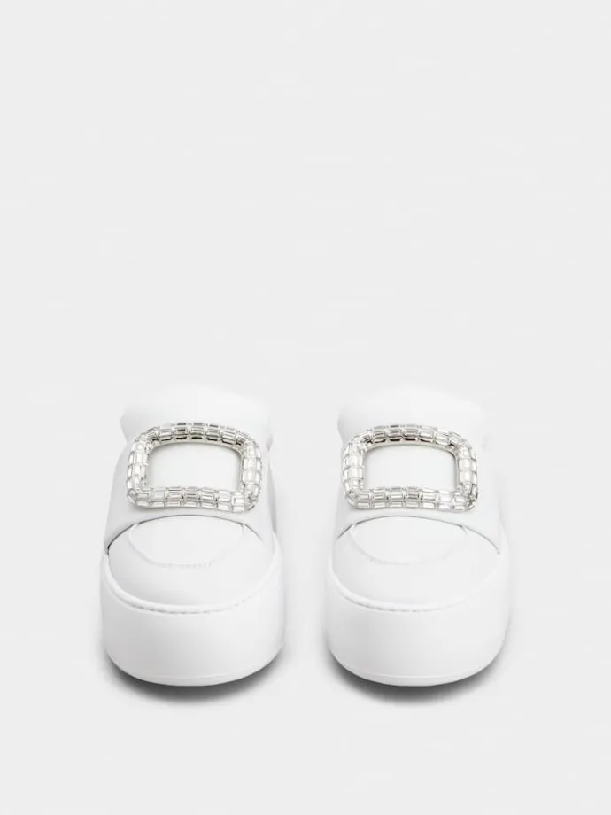 Roger Vivier Viv' Up Mules in leather Online